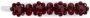 Simone Rocha Haarspeld met bloem Rood - Thumbnail 1