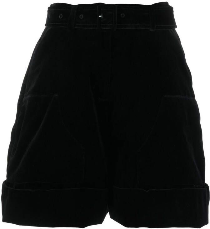 Simone Rocha High waist shorts Zwart