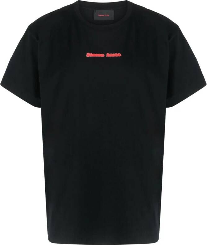 Simone Rocha T-shirt met logoprint Zwart