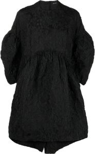 Simone Rocha Mini-jurk met bloemenkant Zwart