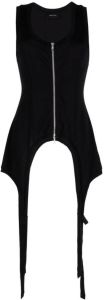 Simone Rocha Mouwloze top Zwart