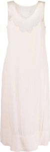 Simone Rocha Midi-jurk met doorzichtig vlak Roze