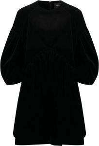 Simone Rocha Fluwelen jurk BLACK