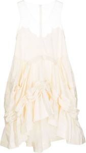 Simone Rocha Mouwloze jurk Wit