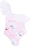 Simonetta Asymmetrisch badpak Roze - Thumbnail 1