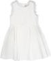 Simonetta Mouwloze jurk Wit - Thumbnail 1