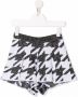 Simonetta Shorts met pied-de-poule print Zwart - Thumbnail 1