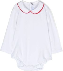 Siola Bodysuit met contrasterende afwerking Wit
