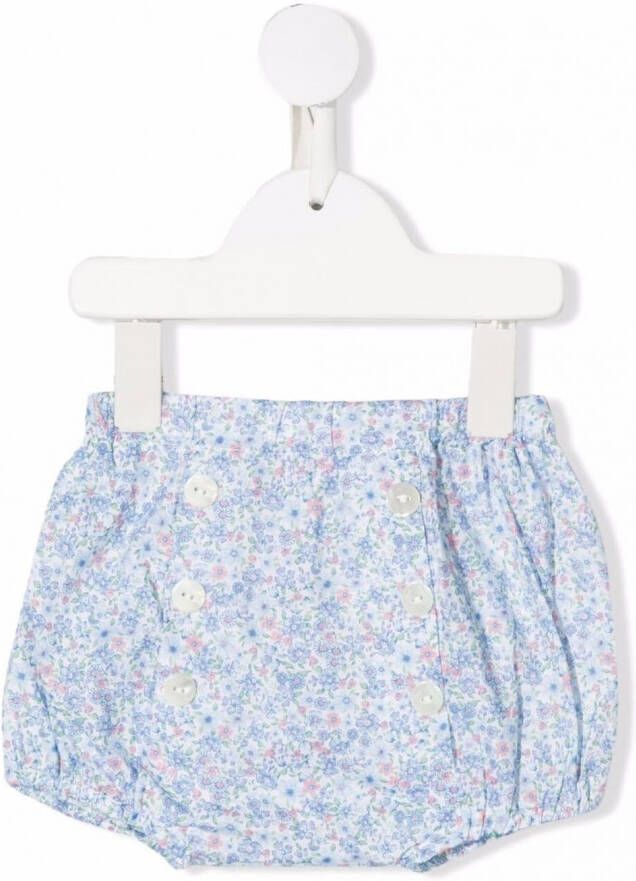 Siola Shorts met bloemenprint Wit