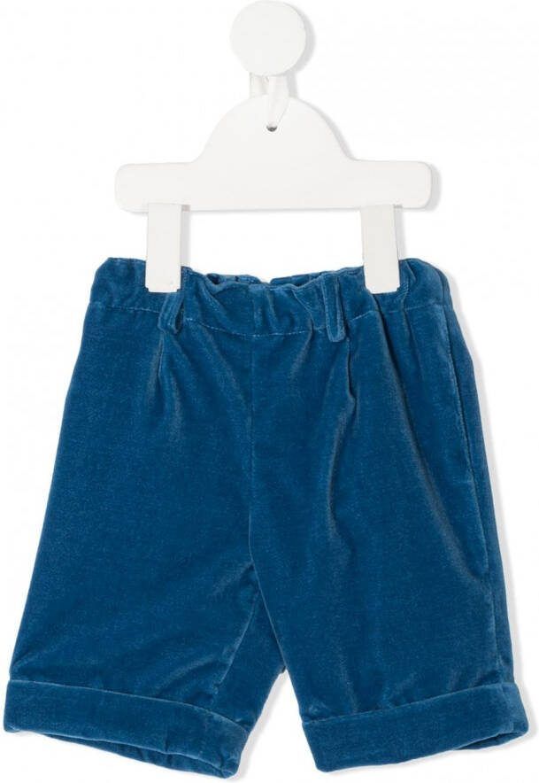 Siola Fluwelen shorts Blauw