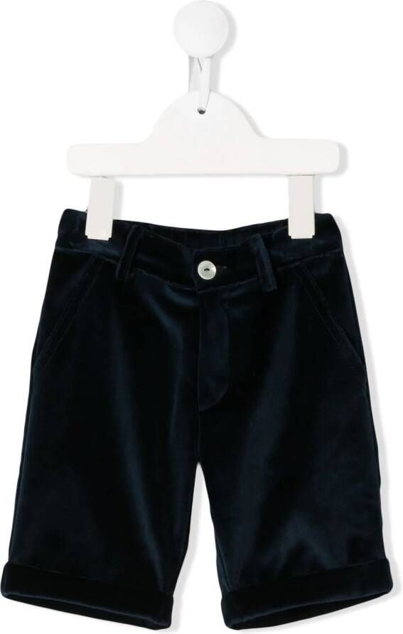 Siola Fluwelen shorts Blauw