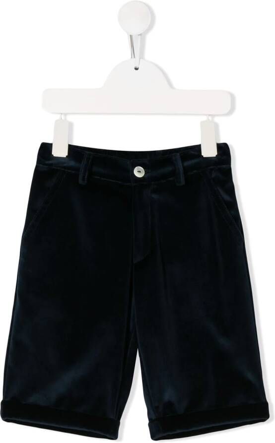 Siola Fluwelen shorts Blauw