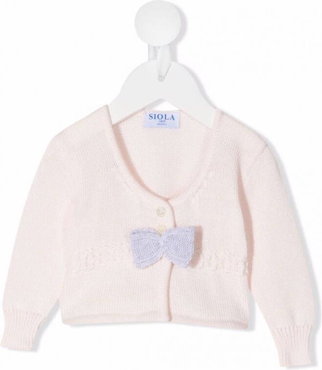 Siola Gebreid vest Roze