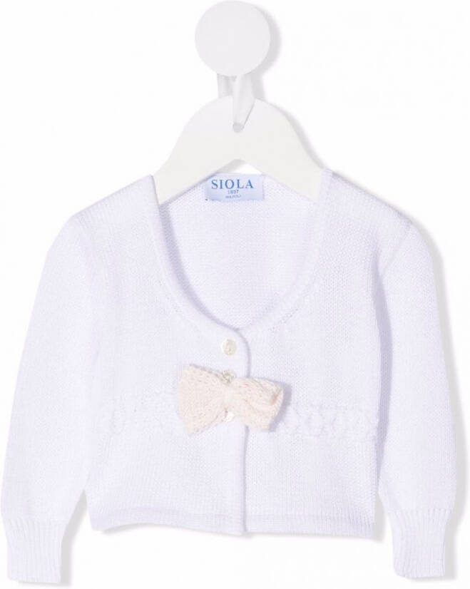Siola Gebreid vest Wit
