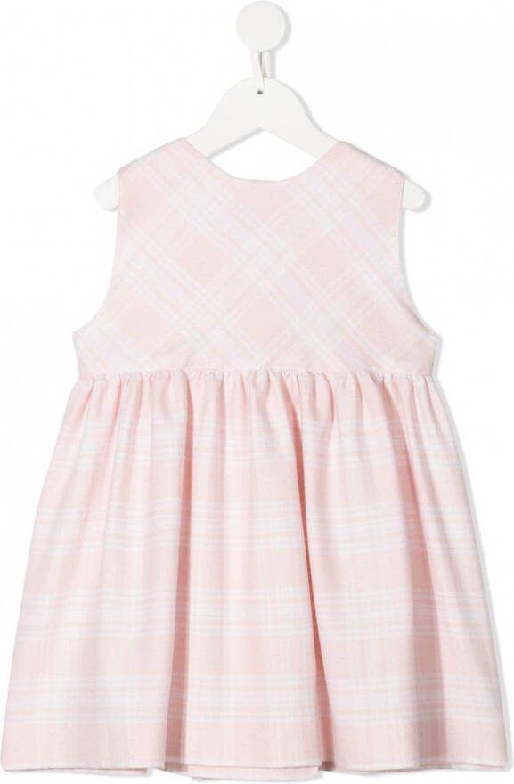Siola Geruite jurk Roze