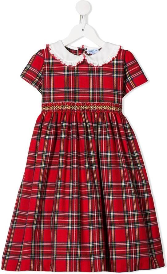 Siola Jurk met korte mouwen Rood