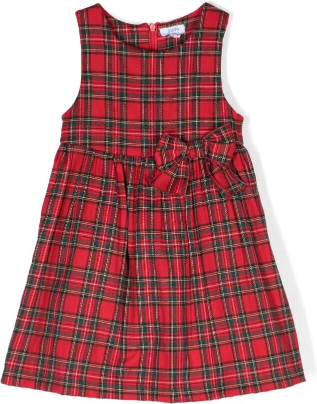 Siola Jurk met strikdetail Rood