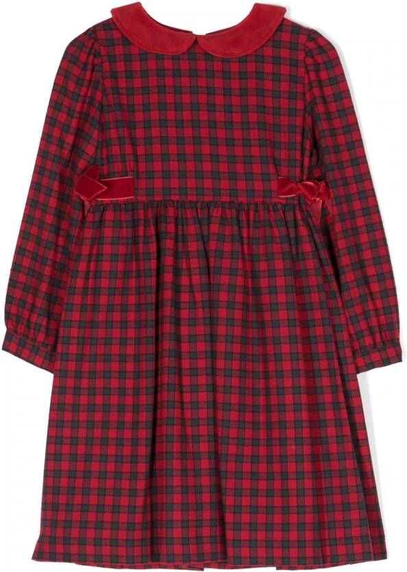 Siola Jurk met strikdetail Rood