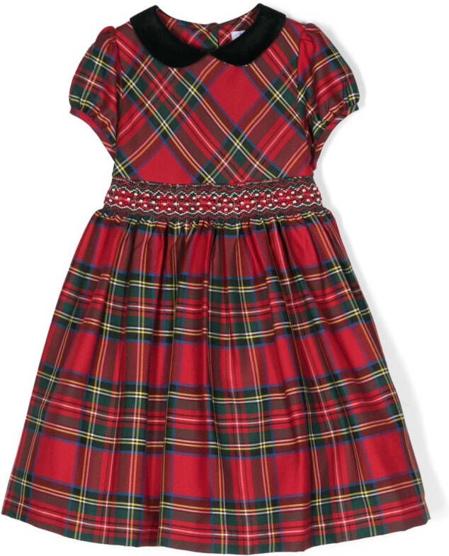 Siola Midi-jurk met borduurwerk Rood