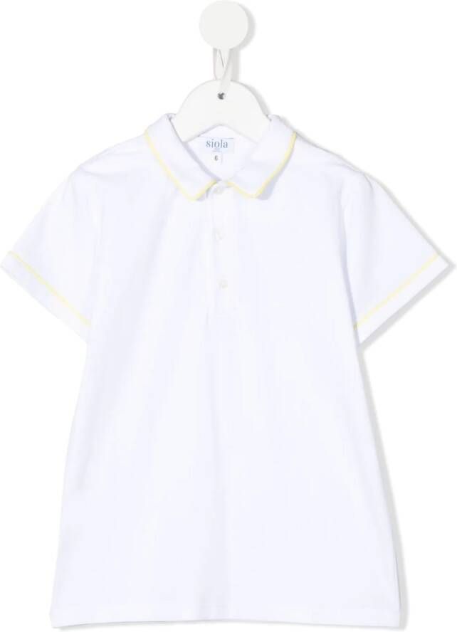 Siola Poloshirt met korte mouwen Wit