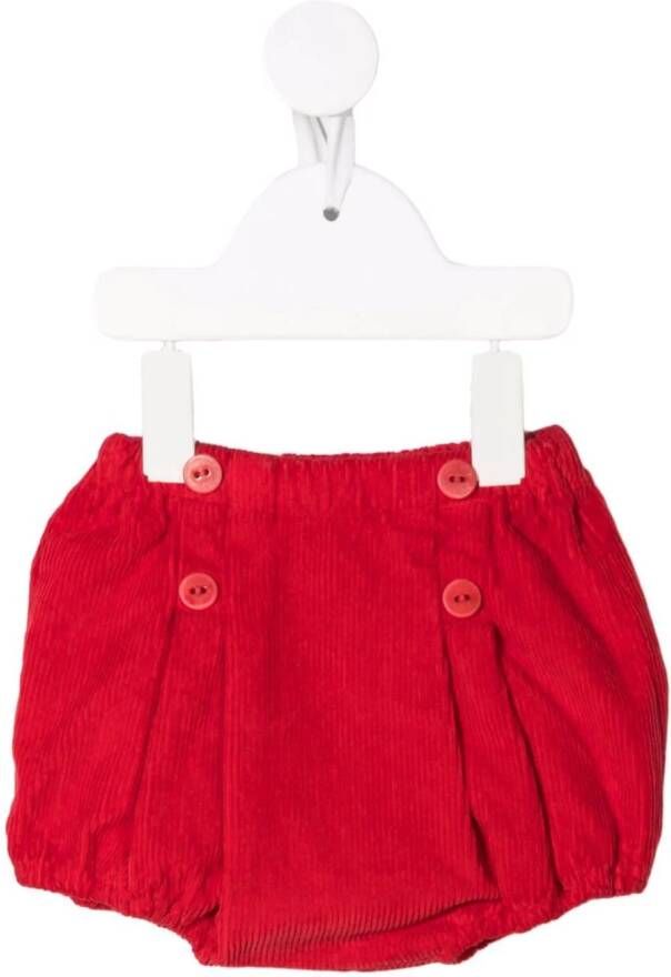 Siola Ribfluwelen mini rok kinderen Spandex Elastane katoen 12 maanden Rood