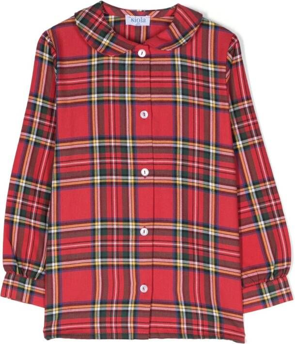 Siola Shirt met logoprint Rood