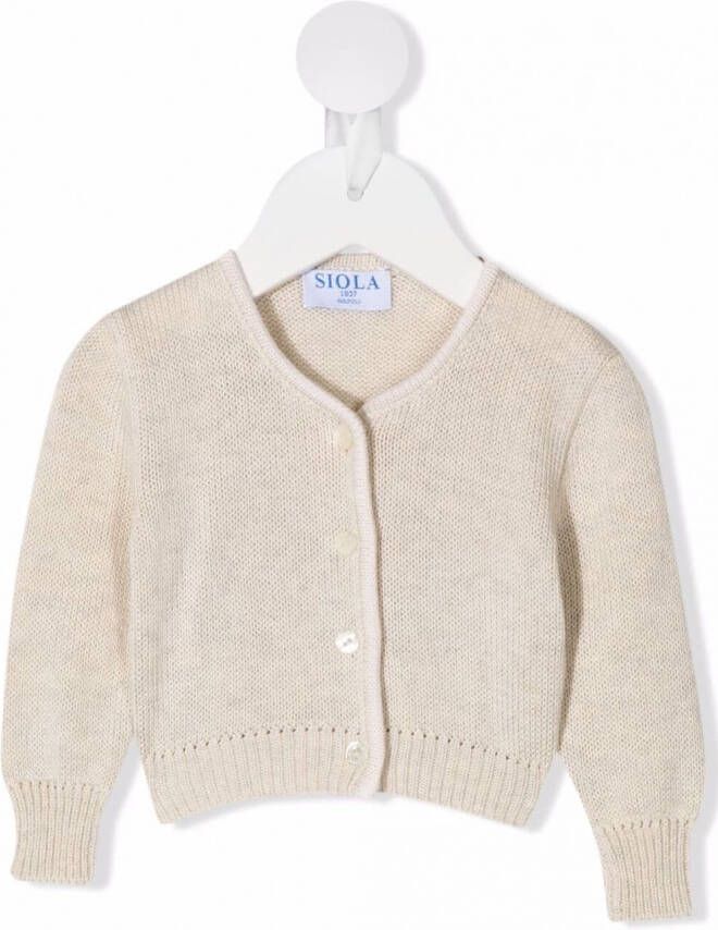 Siola Vest met contrasterende afwerking Beige