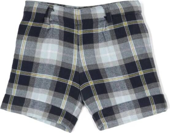 Siola Wollen shorts Blauw