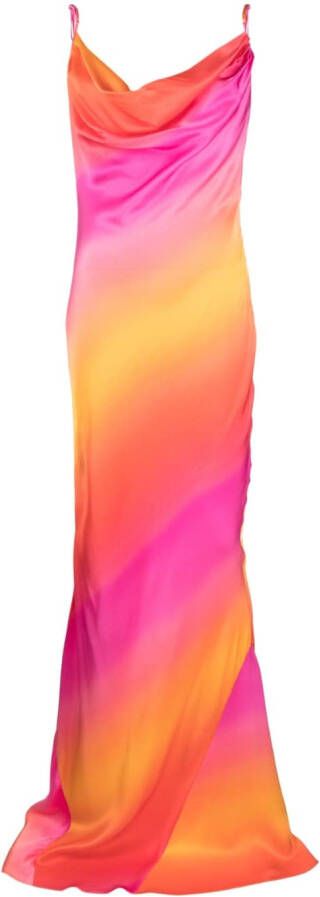 Sisters Maxi-jurk met kleurverloop PINK SUNSET