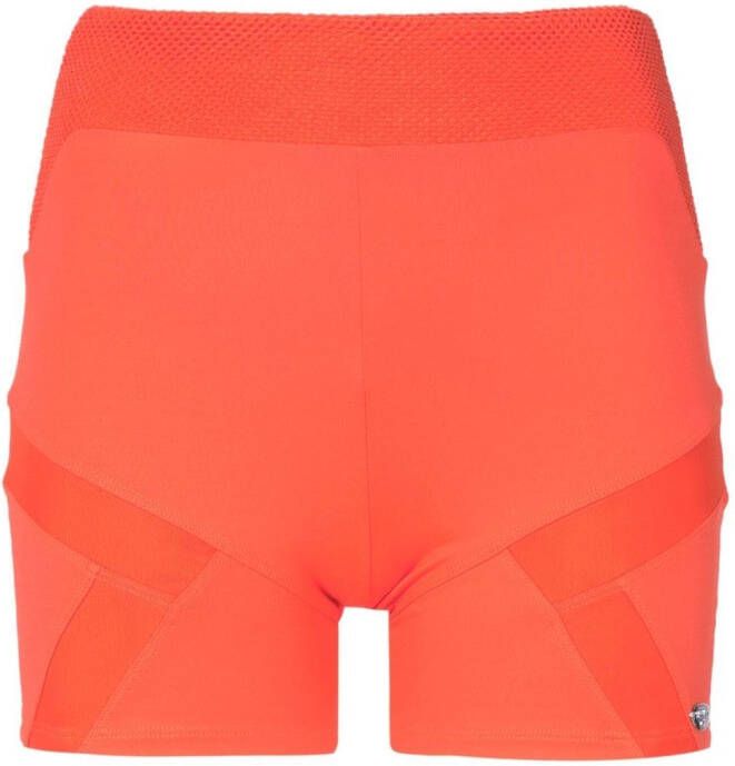 AMIR SLAMA GYM High waist shorts Oranje