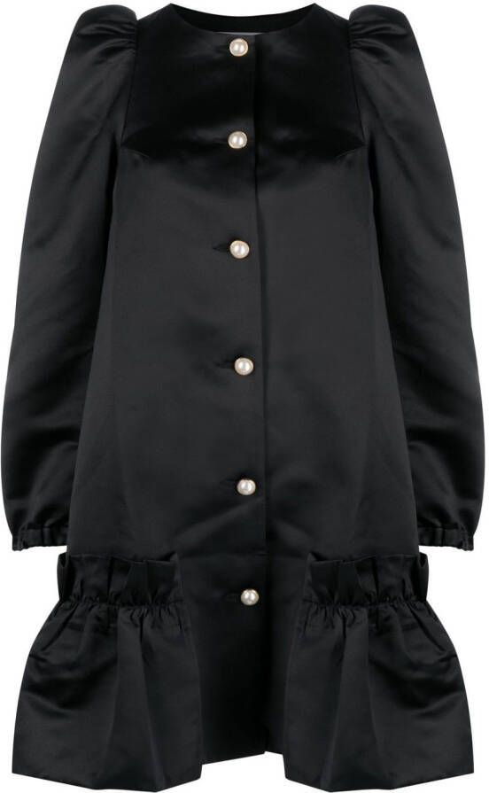 Sleeper Button-up jurk Zwart