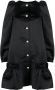 Sleeper Button-up jurk Zwart - Thumbnail 1