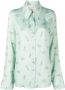 Sleeper Blouse met print Groen - Thumbnail 1