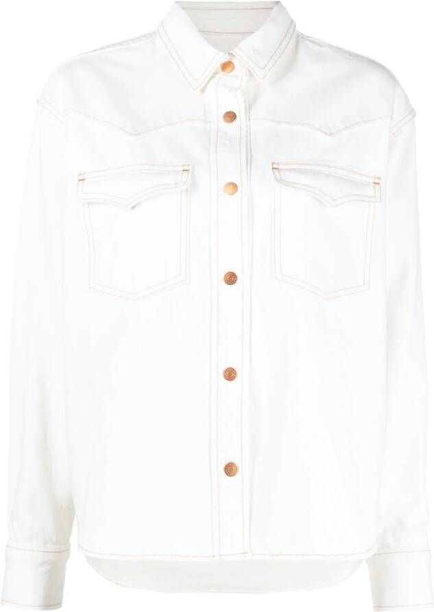 SLVRLAKE Denim jack Beige