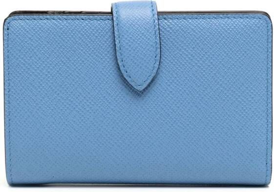 Smythson Leren pasjeshouder Blauw