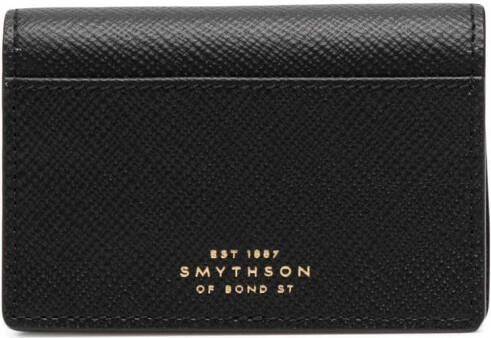 Smythson Leren portemonnee Zwart