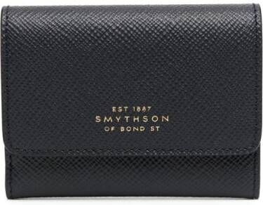 Smythson Leren portemonnee Zwart