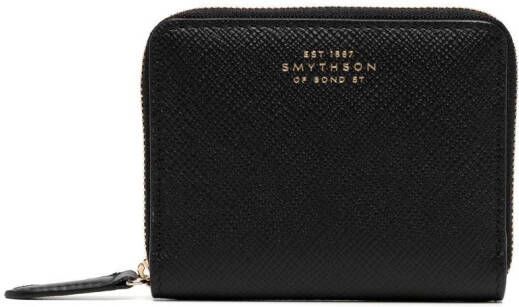 Smythson Leren portemonnee Zwart