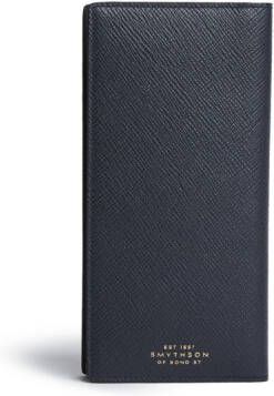 Smythson Leren portemonnee Blauw