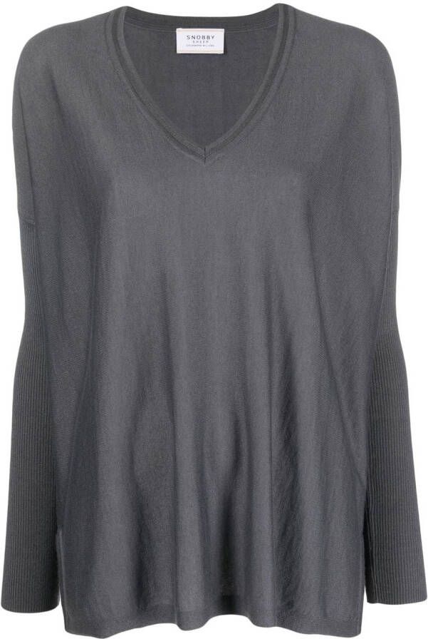 Wild Cashmere Gebreide top Grijs