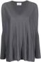 Wild Cashmere Gebreide top Grijs - Thumbnail 1