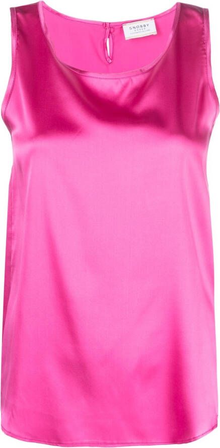 Wild Cashmere Zijden blouse Roze