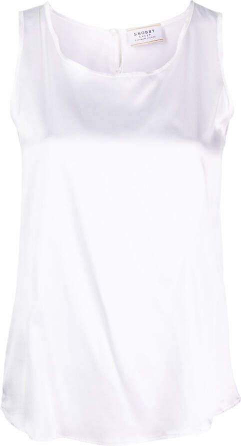 Wild Cashmere Zijden blouse Wit
