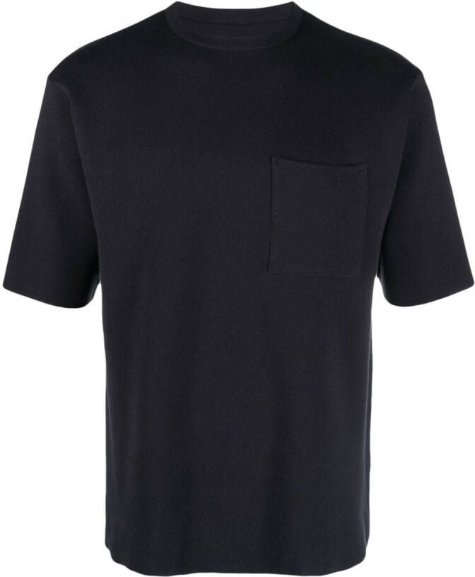 Snow Peak Gebreid T-shirt Zwart