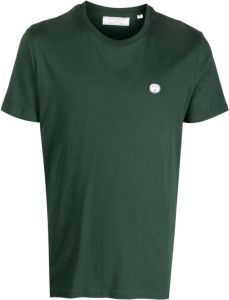 Société Anonyme chest logo-patch T-shirt Groen