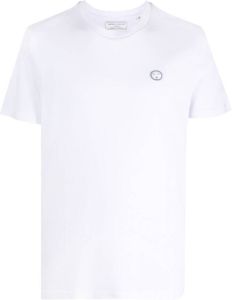 Société Anonyme chest logo-patch T-shirt Wit