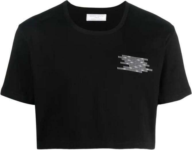 Société Anonyme Cropped T-shirt Zwart