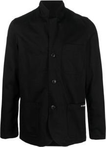 Société Anonyme high-neck single-breasted jacket Zwart
