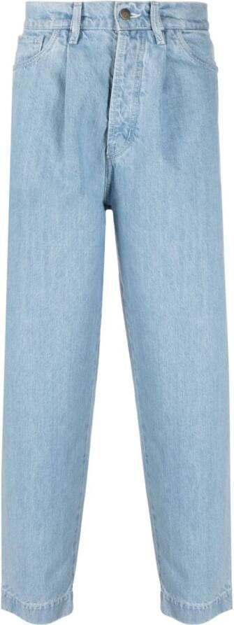 Société Anonyme Jap jeans met wijde pijpen Blauw