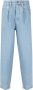 Société Anonyme Jap jeans met wijde pijpen Blauw - Thumbnail 1